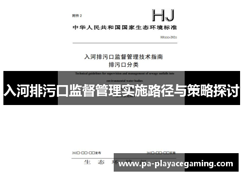 入河排污口监督管理实施路径与策略探讨